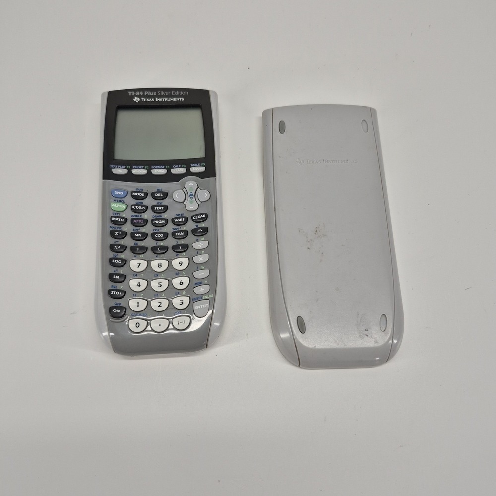 Texas Instruments TI-83 Plus Silver Edition Clear Graphing Calculator Working